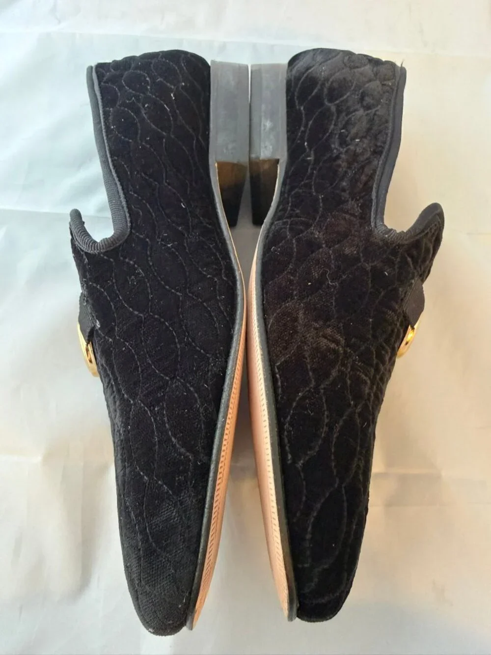 Stacy Adams Valet  Slip On Bit Loafer, Black Velvet  Men Size 7.5 M